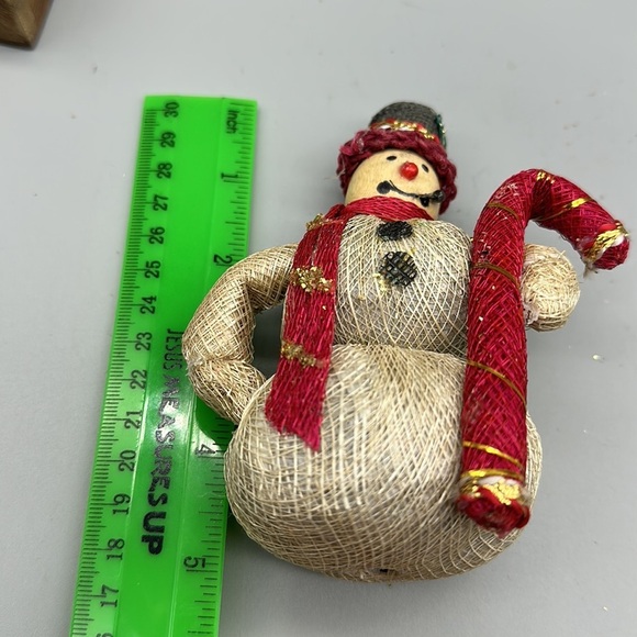 Vintage snowman family ornaments - Picture 11 of 13